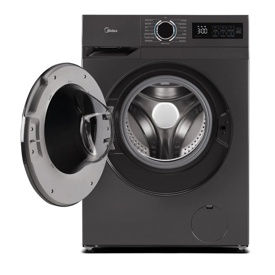 Midea MF110W100BA10TU 10kg 1400 Spin Washing Machine - Graphite