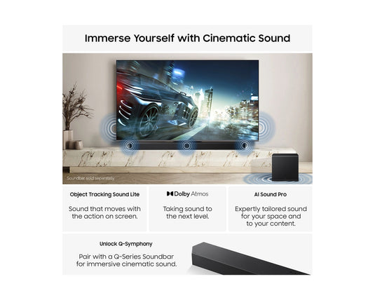 Samsung MRE85R85H 85" Micro RGB R85H 4K Vision AI Smart TV