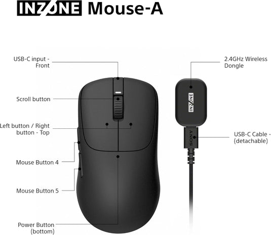 Sony MSE-G500 INZONE Mouse-A