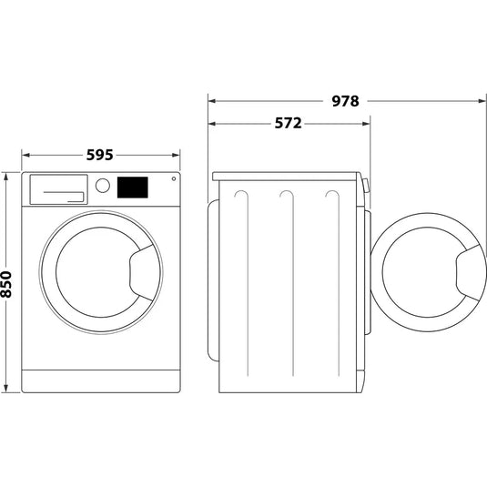 Hotpoint NSWE7469WSUK 7kg 1400 Spin Washing Machine - White