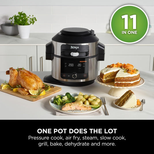 Ninja OL550UK Foodi 11-in-1 SmartLid Multi-Cooker 6L