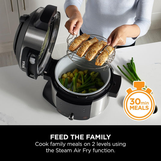 Ninja OL550UK Foodi 11-in-1 SmartLid Multi-Cooker 6L