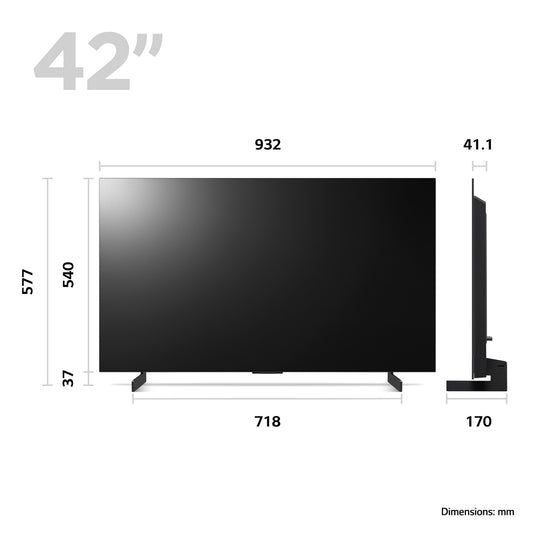 LG OLED42C34LA 42" C3 4K OLED Smart TV