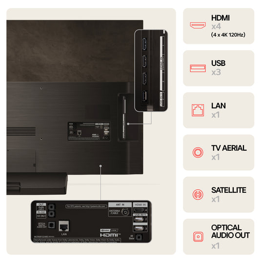 LG OLED48C46LA 48" C4 OLED evo 4K Smart TV