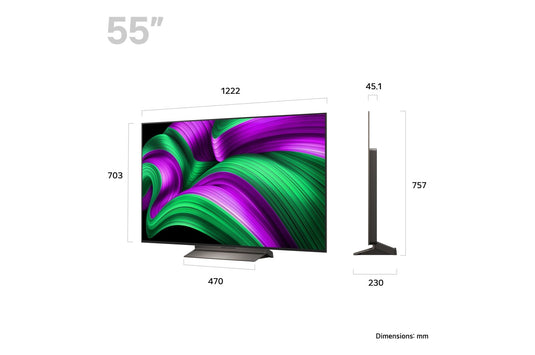 LG OLED55C56LB 55" OLED evo AI C5 4K Smart TV