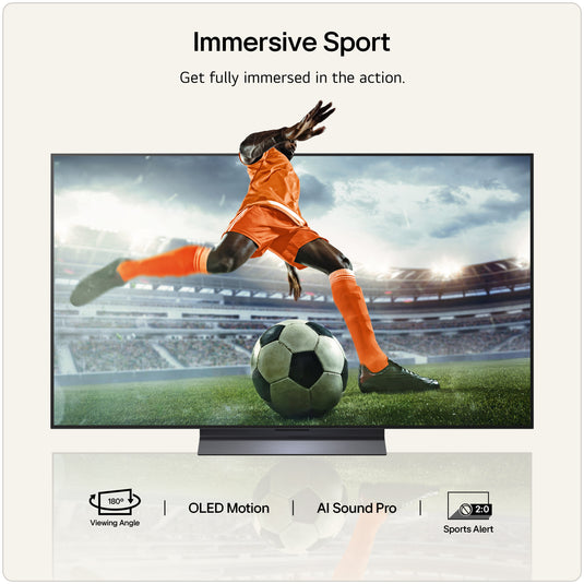 LG OLED55C66LB 55 inch  OLED evo AI C6 4K Smart TV