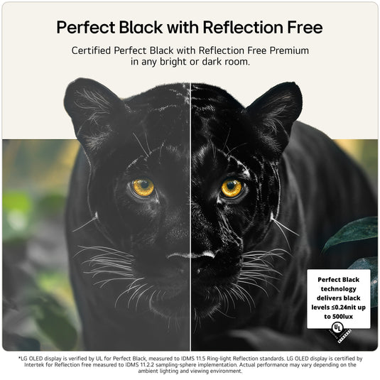LG OLED65G64LW 65 inch  OLED evo AI G6 4K Smart TV - Wall mount version