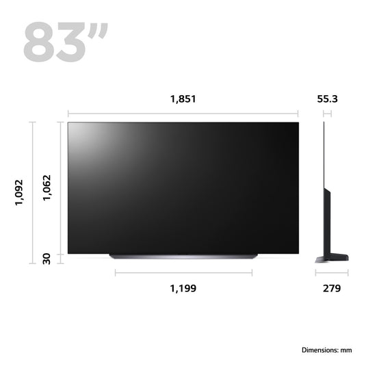 LG OLED83C34LA 83" C3 4K OLED Smart TV