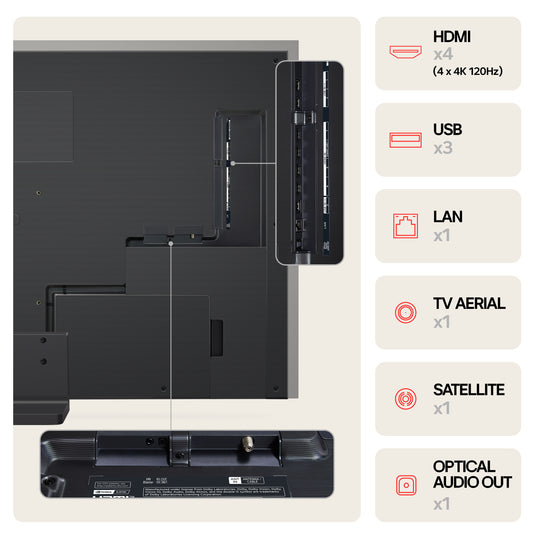 LG OLED83M49LA 83" M4 OLED evo 4K Smart TV