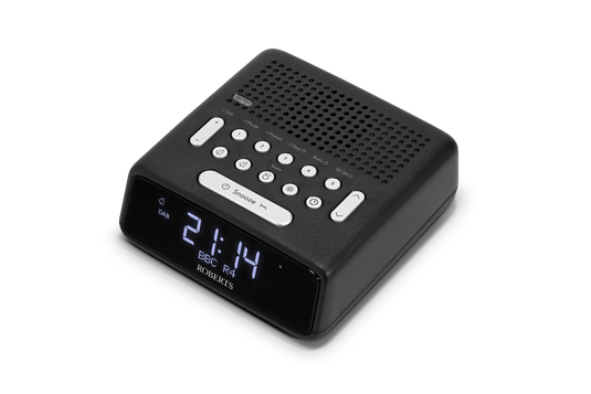 Roberts Ortus DAB DAB/DAB+/FM Bedside Alarm Clock, Black