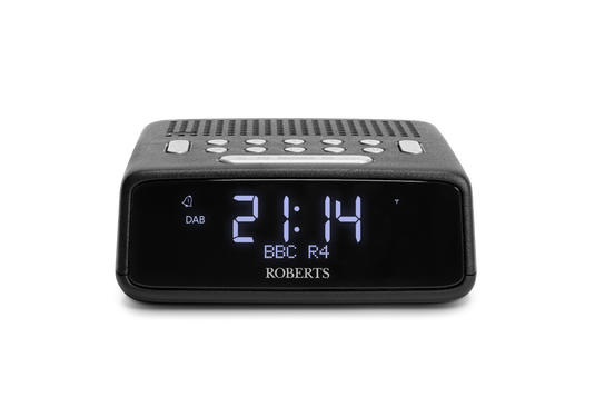 Roberts Ortus DAB DAB/DAB+/FM Bedside Alarm Clock, Black