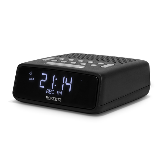 Roberts Ortus DAB DAB/DAB+/FM Bedside Alarm Clock, Black