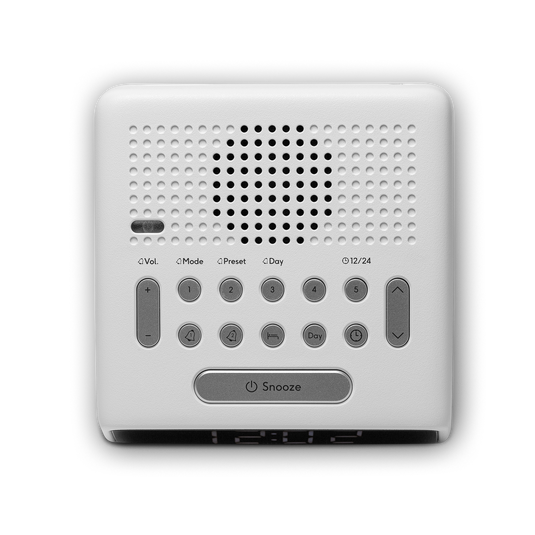 Roberts Ortus FM FM/MW Alarm Clock Radio, White