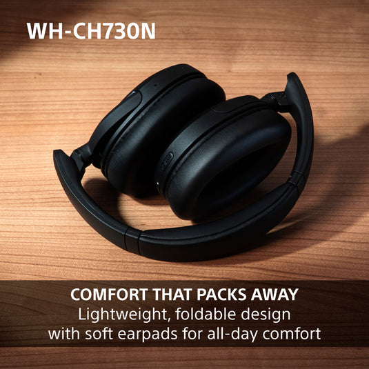 Sony WH-CH730N Wireless Noise Cancelling Headphones, Black