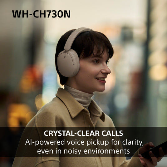 Sony WH-CH730N Wireless Noise Cancelling Headphones, Black
