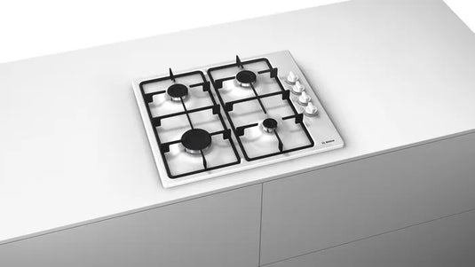 Bosch Series 2, Gas hob, 60 cm, White