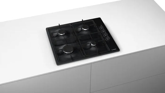 Bosch Series 2, Gas hob, 60 cm, Black