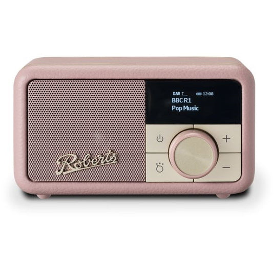 OPEN-BOX RENEWED - Roberts Revival Petite DAB / DAB+ / FM RDS digital radio, Dusky Pink