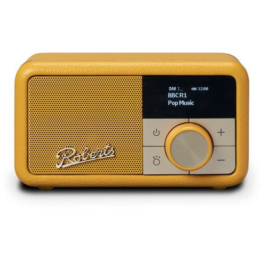 OPEN-BOX RENEWED - Roberts Revival Petite DAB / DAB+ / FM RDS digital radio, Sunburst Yellow