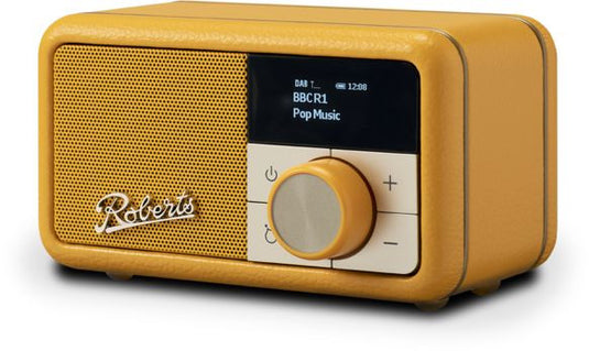 Roberts Revival Petite DAB / DAB+ / FM RDS digital radio, Sunburst Yellow