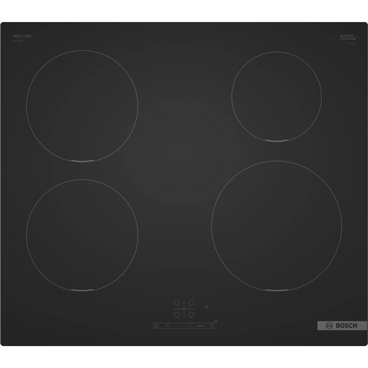 Bosch Series 4, Induction hob, 60 cm, Matt black