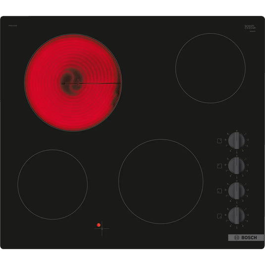 Bosch Series 2, Electric hob, 60 cm, Black