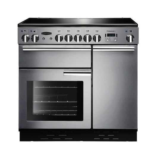 Rangemaster PROP90EISS/C Professional + 90 Induction Hob Range Cooker, Stainless Steel