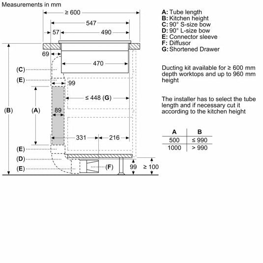 Bosch Series 4, Induction hob with integrated ventilation system, 60 cm