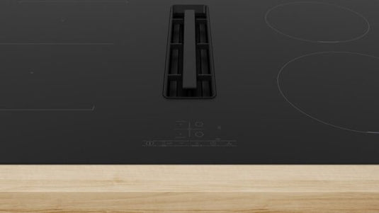 Bosch Series 4, Induction hob with integrated ventilation system, 80 cm, surface mount without frame