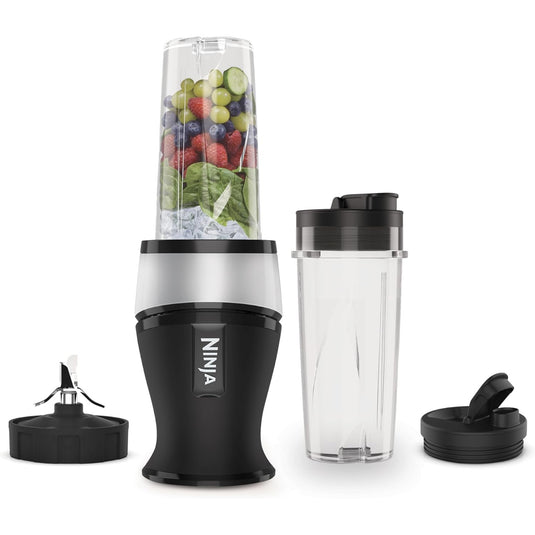 Ninja QB3001UKS 700W Slim Blender & Smoothie Maker, Silver