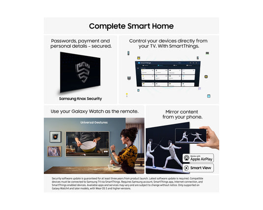 Samsung QE100QN80F 100" Neo QLED QN80F Mini LED HDR 4K Ultra HD Smart AI TV