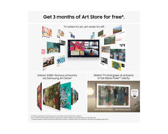 Samsung QE50LS03F 50" The Frame QLED 4K Vision AI Smart TV