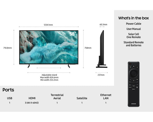 Samsung QE55Q7F2A 55" QLED Q7F2A HDR 4K Ultra HD Smart AI TV