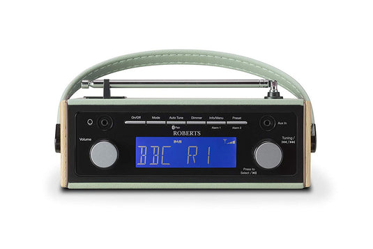 OPEN-BOX RENEWED - Roberts Rambler BT DAB/DAB+/FM RDS Radio with Bluetooth, Green