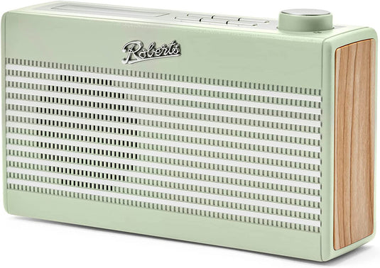 Roberts Rambler Mini DAB/DAB+/FM RDS Radio with Bluetooth, Leaf Green