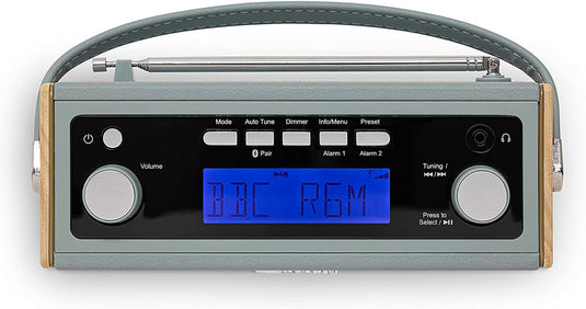 OPEN-BOX RENEWED - Roberts Rambler BT Stereo DAB/DAB+/FM RDS Radio with Bluetooth, Duck Egg