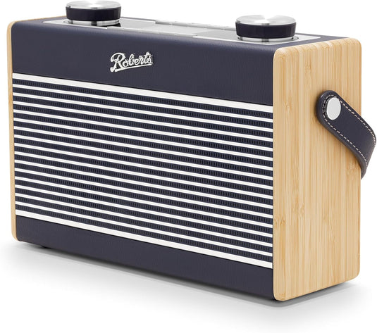 Roberts Rambler Classic DAB/DAB+/FM RDS Full Size Radio, Navy Blue