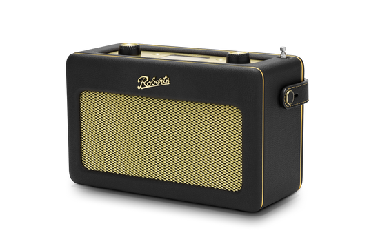 Roberts Revival ICON Smart Radio with Amazon Alexa, Google Cast, Internet Radio, DAB/DAB+/FM, Bluetooth, Black