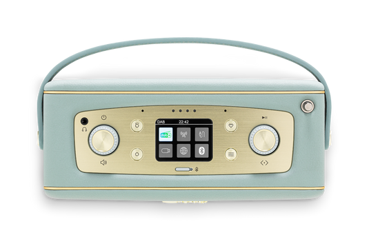 Roberts Revival ICON Smart Radio with Amazon Alexa, Google Cast, Internet Radio, DAB/DAB+/FM, Bluetooth, Duck Egg