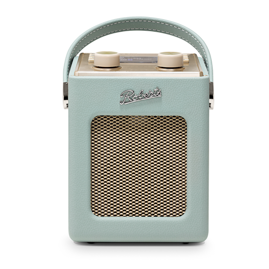 Roberts Revival Mini 2 DAB/DAB+/FM Portable Radio with Bluetooth, Duck Egg