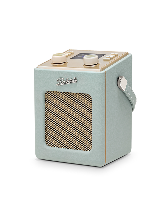 Roberts Revival Mini 2 DAB/DAB+/FM Portable Radio with Bluetooth, Duck Egg