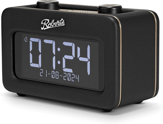 Roberts Revival Rest DAB+/FM Bedside Radio, Black