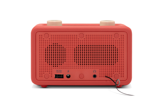 Roberts Revival Rest DAB+/FM Bedside Radio, Classic Red