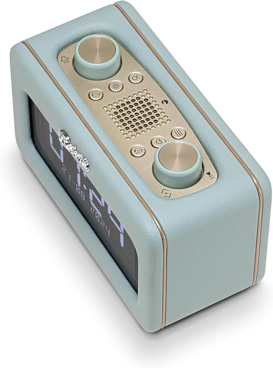 Roberts Revival Rest DAB+/FM Bedside Radio, Duck Egg