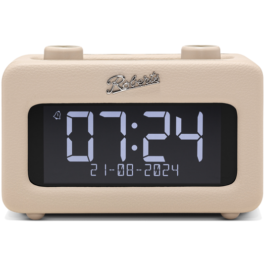 Roberts Revival Rest DAB+/FM Bedside Radio, Pastel Cream