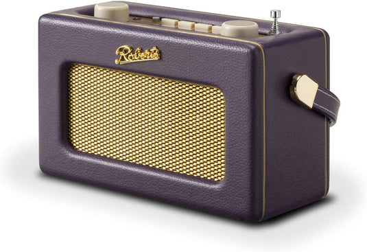 OPEN-BOX RENEWED - Roberts Revival Uno DAB/DAB+/FM Radio with 2 Alarms, Mulberry Purple