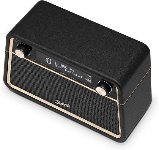 Roberts Reva DAB+/FM Table-top Radio with Bluetooth, Black