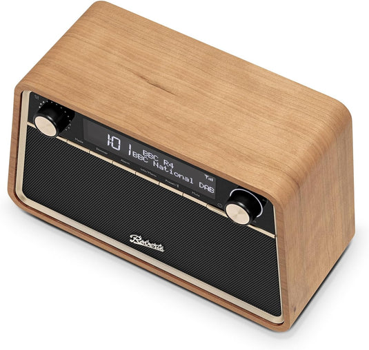 Roberts Reva DAB+/FM Table-top Radio with Bluetooth, Cherry