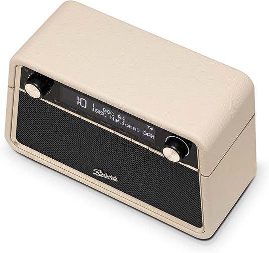 Roberts Reva DAB+/FM Table-top Radio with Bluetooth, Pastel Cream