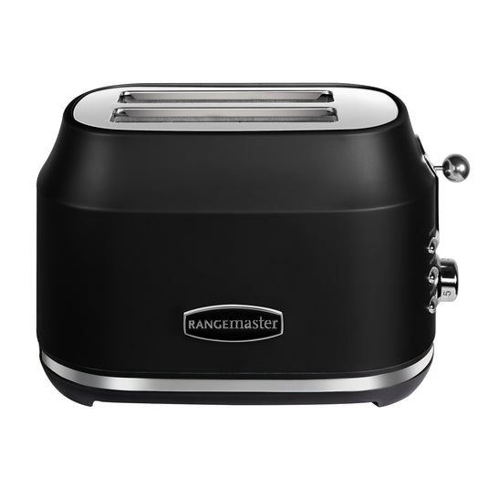 Rangemaster RMCL2S201BK Classic 2 Slice Toaster, Matt Black